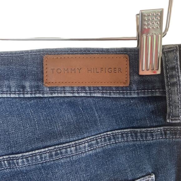 Tommy Hilfiger Women's High Rise Slim Ankle Jeans Cotton Denim Blue Size 33 - Picture 6 of 12